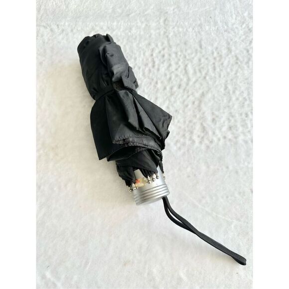 Black and silver staple umbrella ￼ - Picture 3 of 6